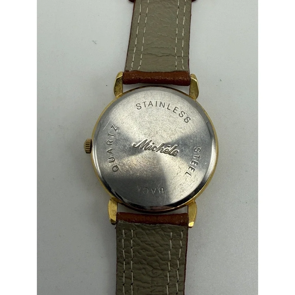 Michele Vintage Ladies Watch New Battery Small Seconds 33MM 7.5